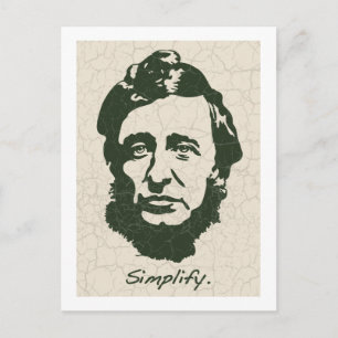 Postal Thoreau - Simplificar