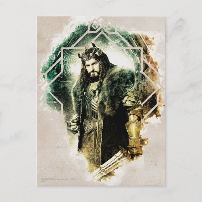 Postal THORIN OAKENSHIELD™ - Rey bajo la montaña (Anverso)