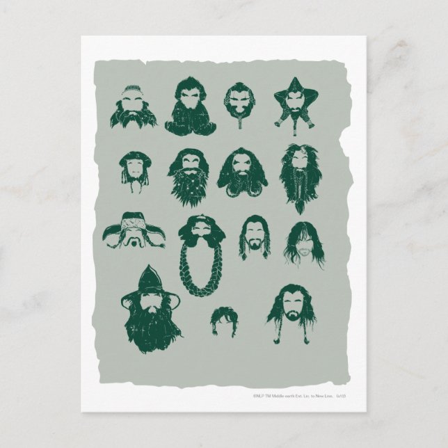 Postal THORIN OAKENSHIELD™ y Company Hair (Anverso)