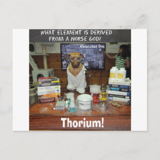 Postal Thorium Thor God of the Thunder Knowledge Dog