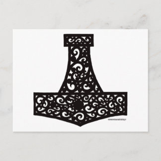 Postal Thors Hammer in Black