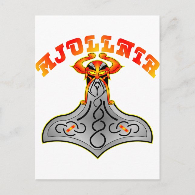 Postal Thor's Hammer Mjollnir (Anverso)