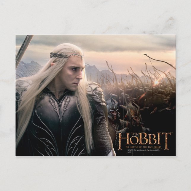Postal Thranduil Leading Army (Anverso)