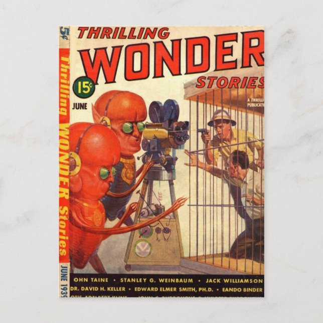 Postal Thrilling Wonder (Anverso)