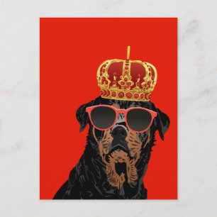 Postal Thug Life King Rottweiler para los padres de Rottw