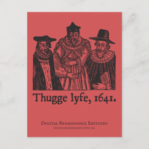 Postal Thugge Lyfe Postcard