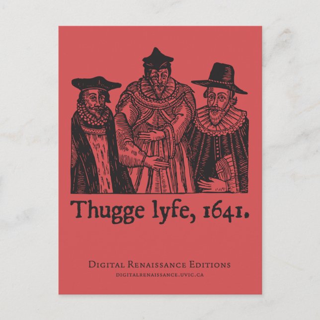 Postal Thugge Lyfe Postcard (Anverso)