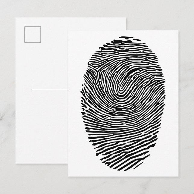 Postal Thumb finger print  (Anverso / Reverso)