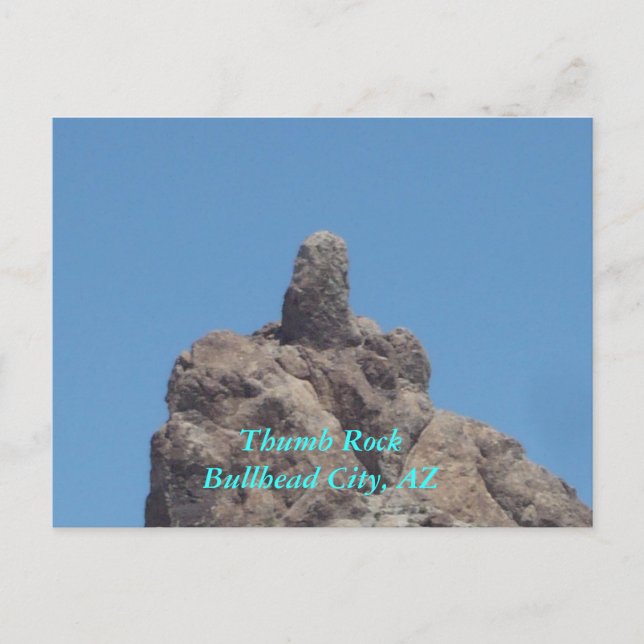 Postal Thumb RockBullhead City, AZ (Anverso)