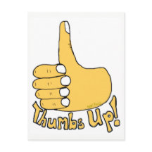 Thumbs Up Felicitaciones Personalizado Postcard