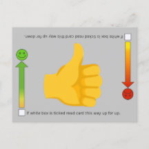 Thumbup,postal de Emoji