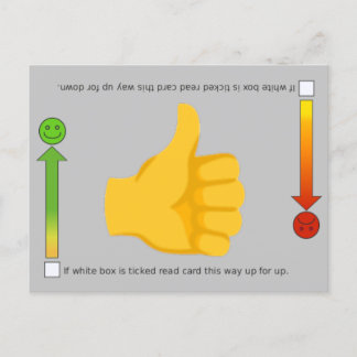 Postal Thumbup,postal de Emoji