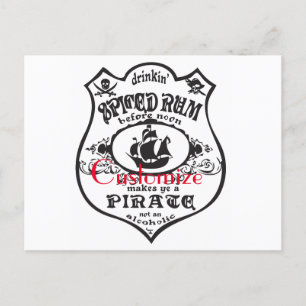Postal Thunder_Cove, bebida pirata de ron picada
