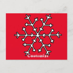 Postal Thunder_Cove con copos de nieve