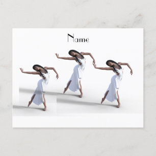 Postal Thunder_Cove de bailarina de vestir blanco