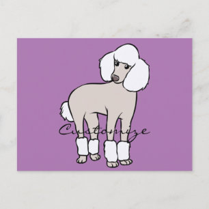 Postal Thunder_Cove de perro caniche estándar