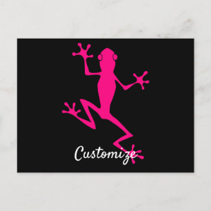 Postal Thunder_Cove de rana de árbol rosa