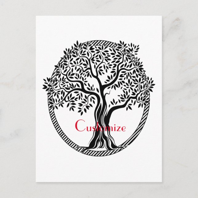 Postal Thunder_Cove del árbol de la vida (Anverso)