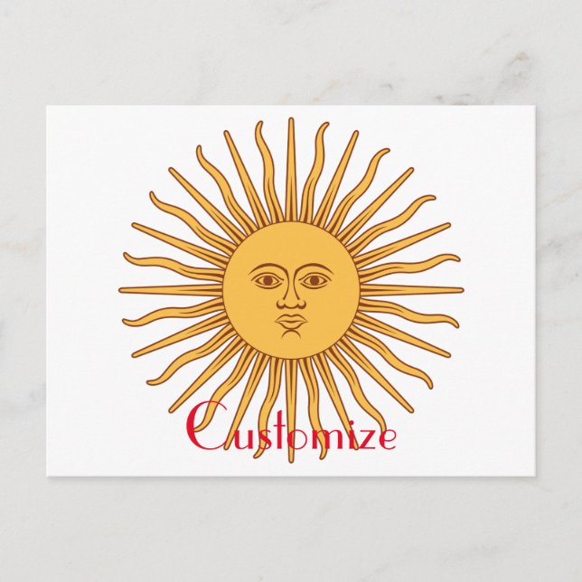 Postal Thunder_Cove, Ilustracion de arte de Sun face (Anverso)