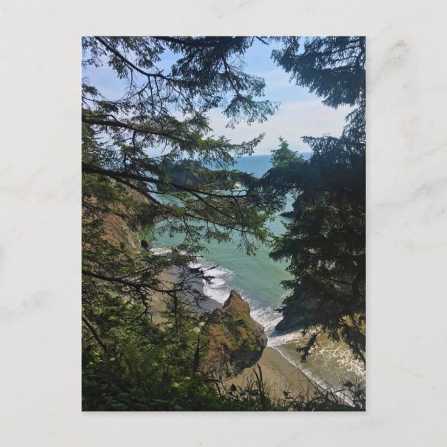 Postal Thunder Rock Cove, Samuel H. Boardman, Oregón (Anverso)