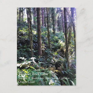 Postal Thunder Rock Cove, Samuel H. Boardman, Oregón