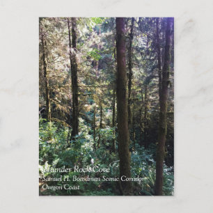 Postal Thunder Rock Cove, Samuel H. Boardman, Oregón