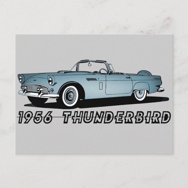 Postal Thunderbird 1956 (Anverso)