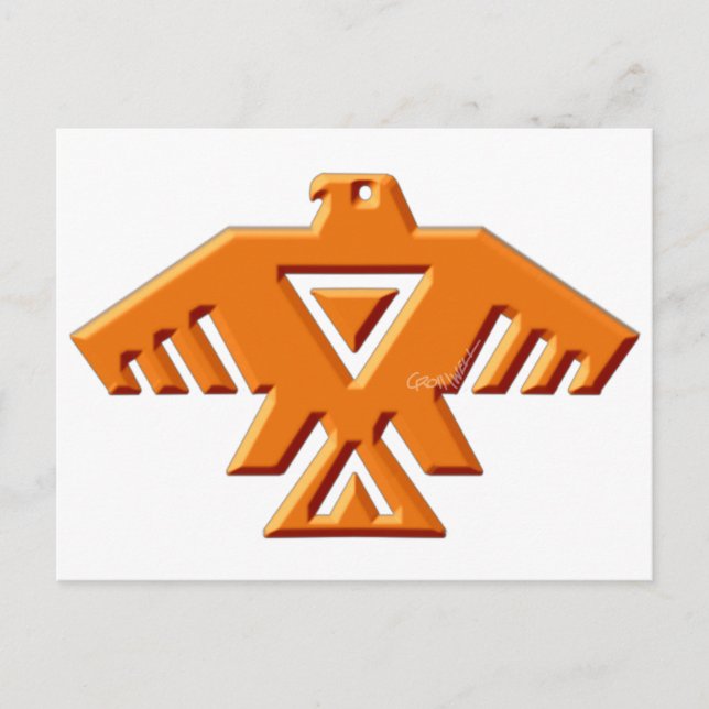 Postal Thunderbird nativo (Anverso)