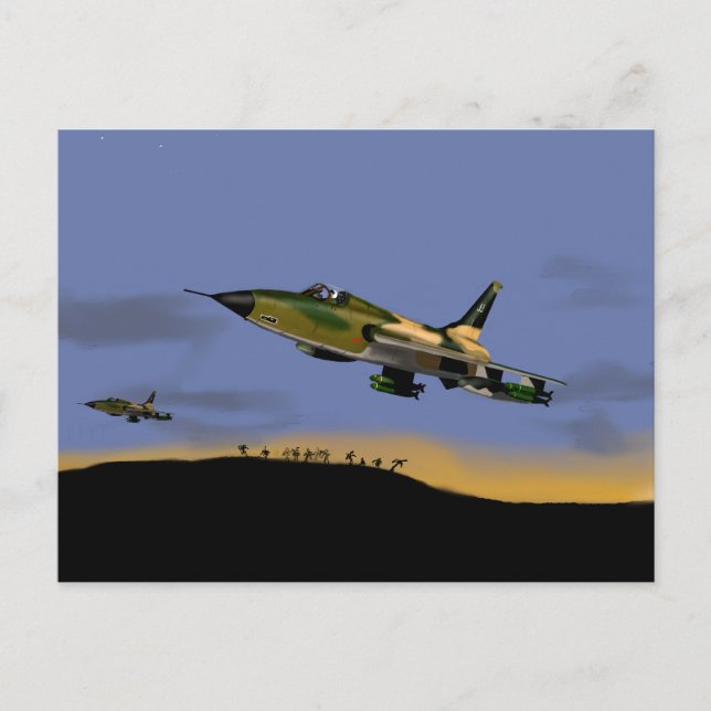 Postal Thunderchief F105 Fighter Bomber (Anverso)