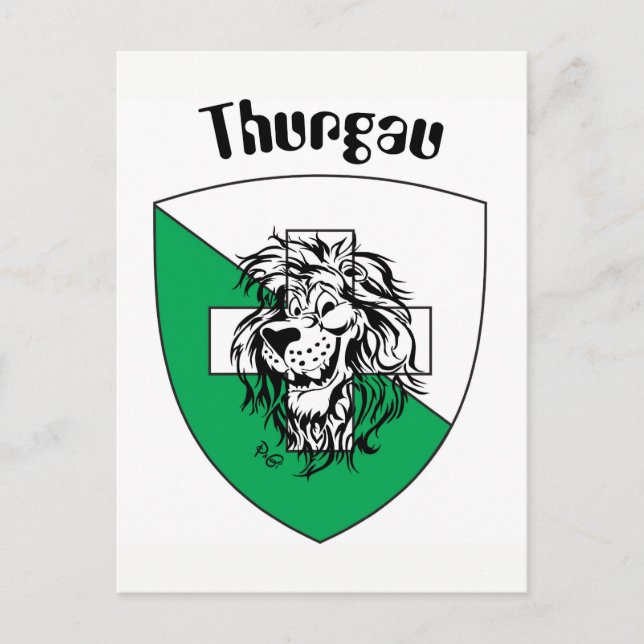 Postal Thurgau Schweiz Postkarte (Anverso)