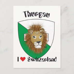Postal Thurgau Schweiz Postkarte