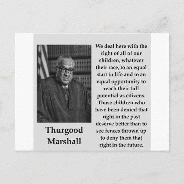 Postal Thurgood Marshall (Anverso)