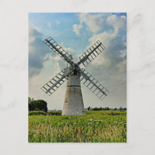 Postal Thurne Dyke Drainage Mill