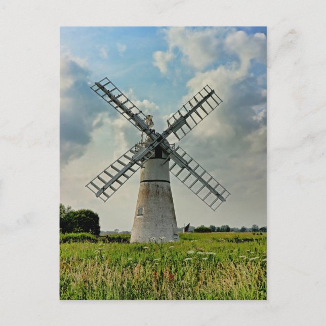 Postal Thurne Dyke Drainage Mill (Anverso)