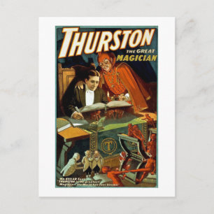 Postal Thurston El Gran Magiciano - Vintage