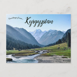Postal Tian Shan en Kirguistán