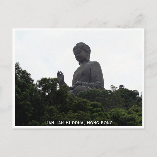 Postal tian tan buddha (Anverso)