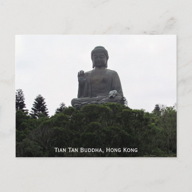 Postal tian tan buddha hk (Anverso)