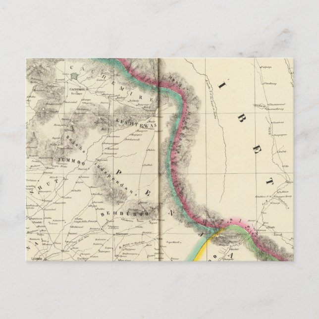 Postal Tíbet, Asia 68 (Anverso)