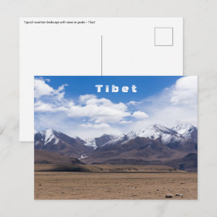 Postal Tíbet, Himalaya - Paisaje montañoso escénico