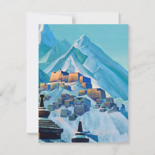 Postal "Tibet Himalayas" por Nicholas Roerich