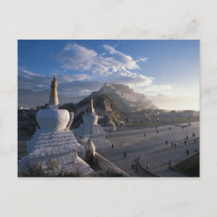 Postal Tíbet - Lhasa. Potala al amanecer