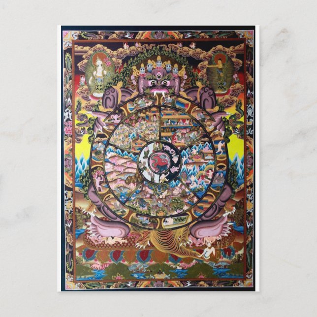 POSTAL TIBETAN THANGKA ART (Anverso)