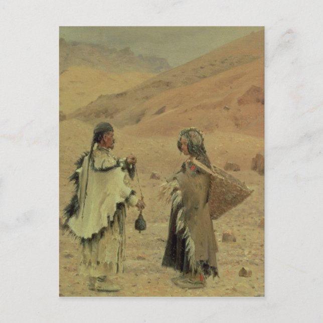 Postal Tibetanos occidentales, 1875 (Anverso)