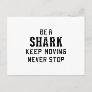 Postal Tiburones Aleta De Tiburón Pescado Océano Mar Geni