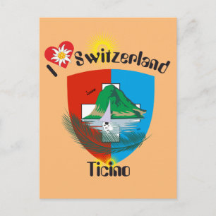 Postal Ticino Svizzera / Tessin Schweiz Postkarte