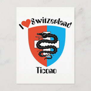 Postal Ticino Svizzera / Tessin Schweiz Postkarte