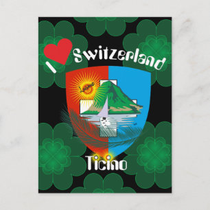 Postal Ticino Svizzera / Tessin Schweiz Postkarte