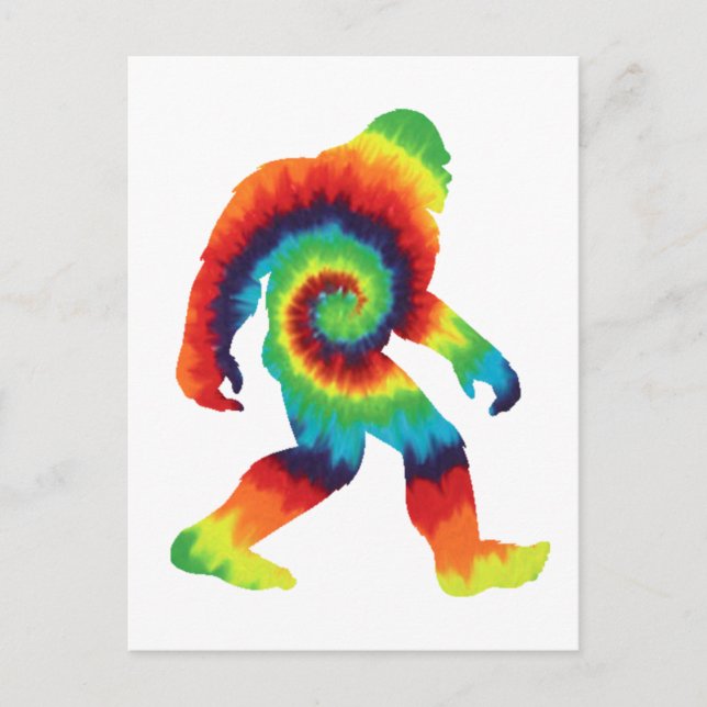 Postal Tie Dye Bigfoot (Anverso)