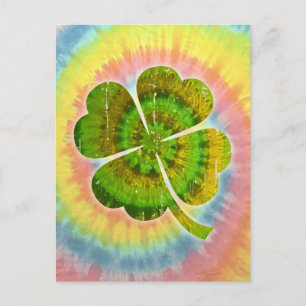 Postal Tie Dye Clover